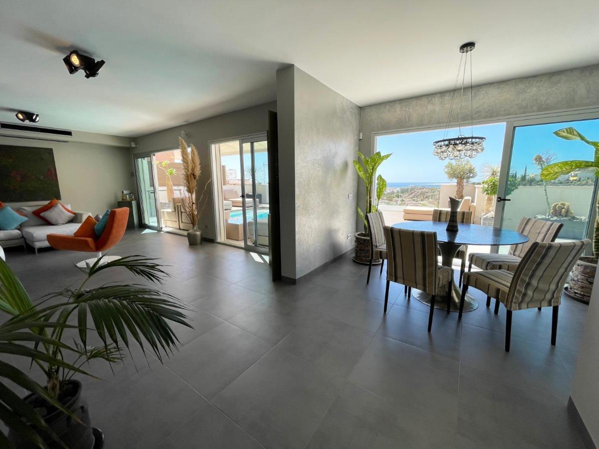 Luxury Villa Morelli With Seaview & Heated Pool Maspalomas  Eksteriør billede