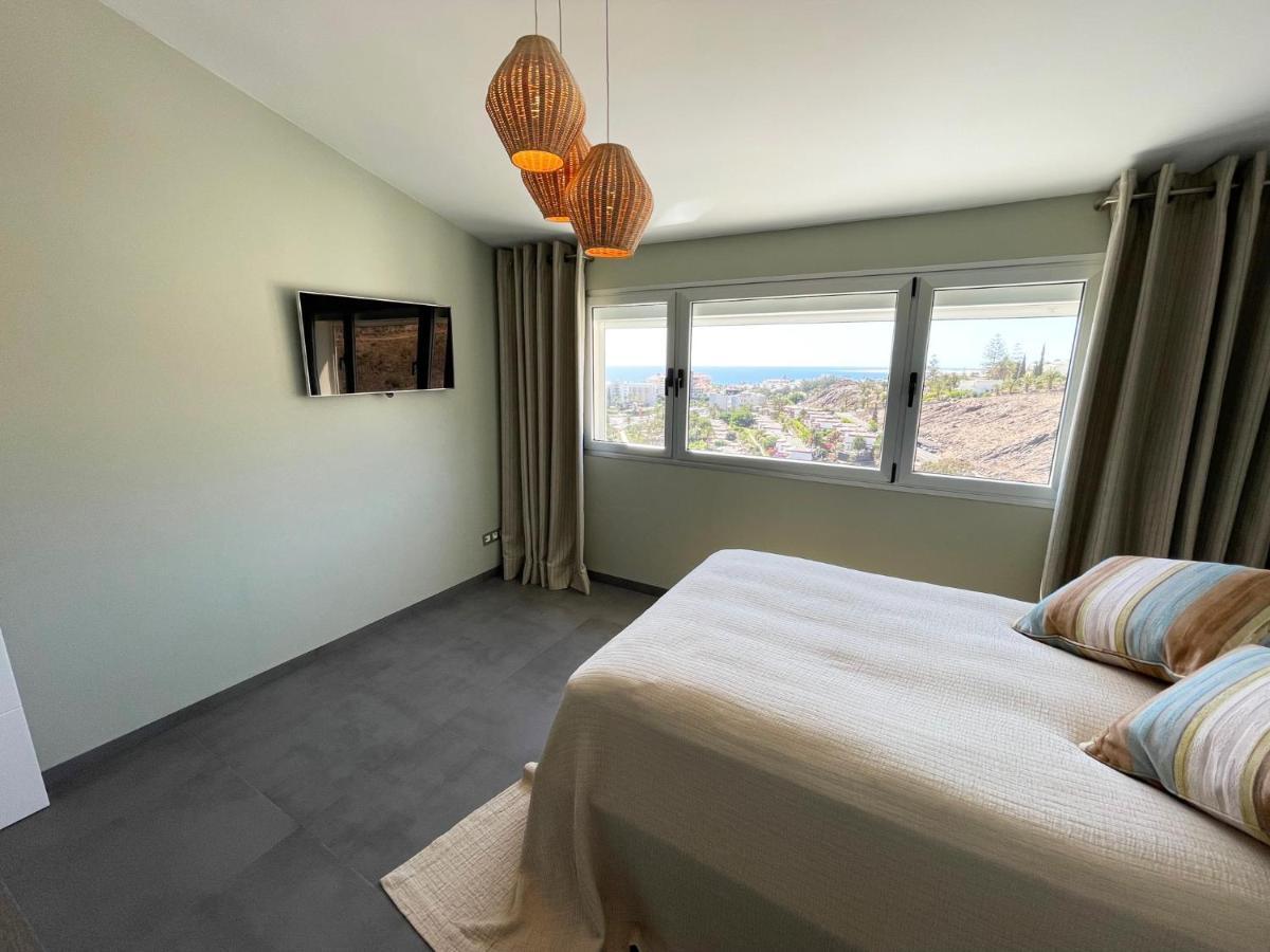 Luxury Villa Morelli With Seaview & Heated Pool Maspalomas  Eksteriør billede